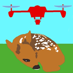 Icoon: Natuurdrone inzetten
