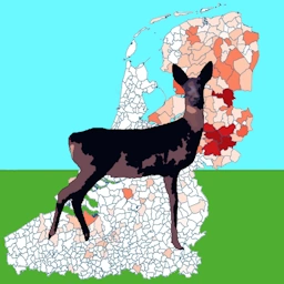 Icoon: Zwarte reeën
