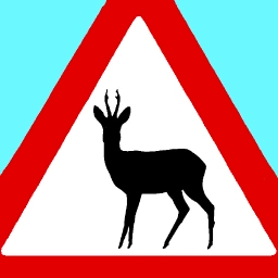 Icoon: Wildwaarschuwing